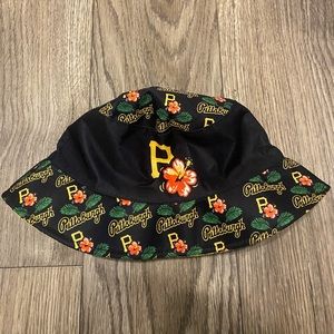 Pittsburgh Pirates Hawaiian themed bucket hat